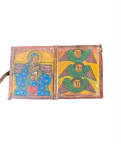 Ethiopian-religious-icon-hand-painted-hand-crafted-orthodox Christian ...