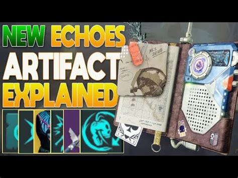 All Hunter S Journal Artifact Mods EXPLAINED New Echoes Seasonal