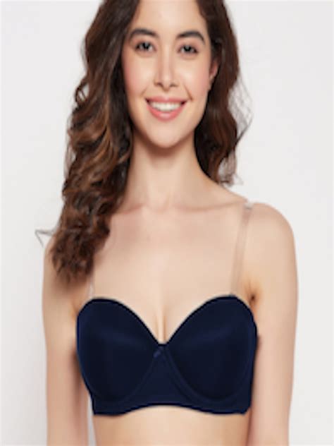 Buy Clovia Invisi Padded Underwired Strapless Balconette Bra