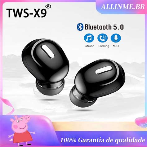 Mini Fone De Ouvido Bluetooth Sem Fio Esportivo Jogos Microfone