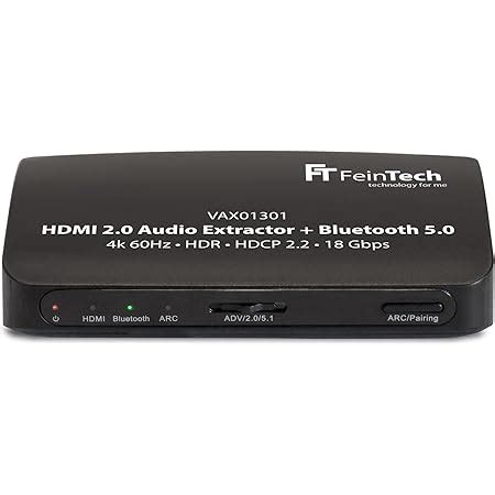 Feintech Vax Adaptateur Hdmi Audio Extractor R Partiteur Avec