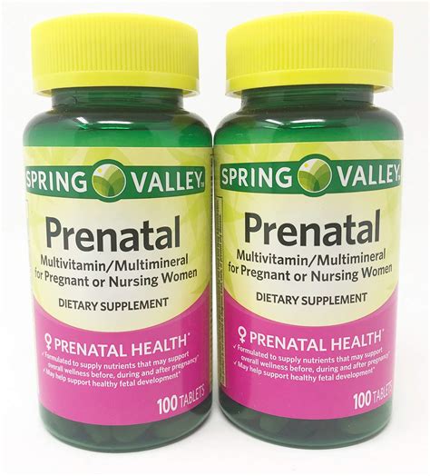 Spring Valley Prenatal Multivitamin Multimineral Twin