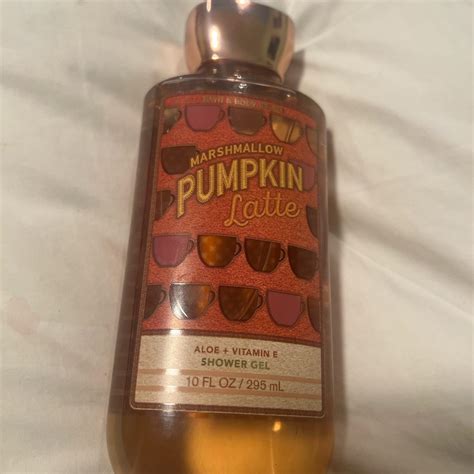 New Marshmallow Pumpkin Latte Shower Gel BBW Depop