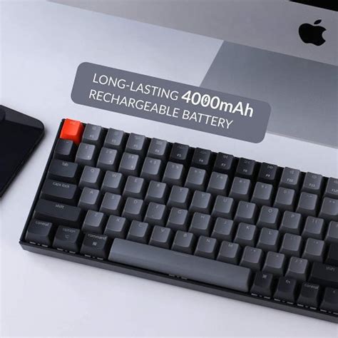 Купити Клавіатура Keychron K keys RGB Aluminum Frame Gateron Blue Hot Swap K J Black