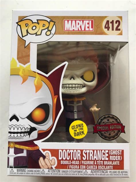 Funko Marvel Doctor Strange Ghost Rider Gitd Exclusive Hobbies And Toys