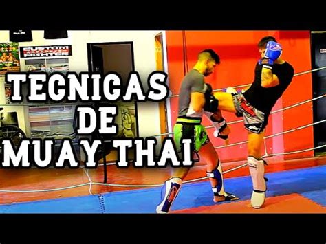 Combinaciones para GANAR tus PELEAS l técnicas de MUAY THAI YouTube