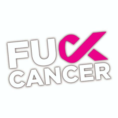 F Ck Cancer Window Sticker For Car Ute Truck 4x4 Jdm Give Cancer The Finger Ebay