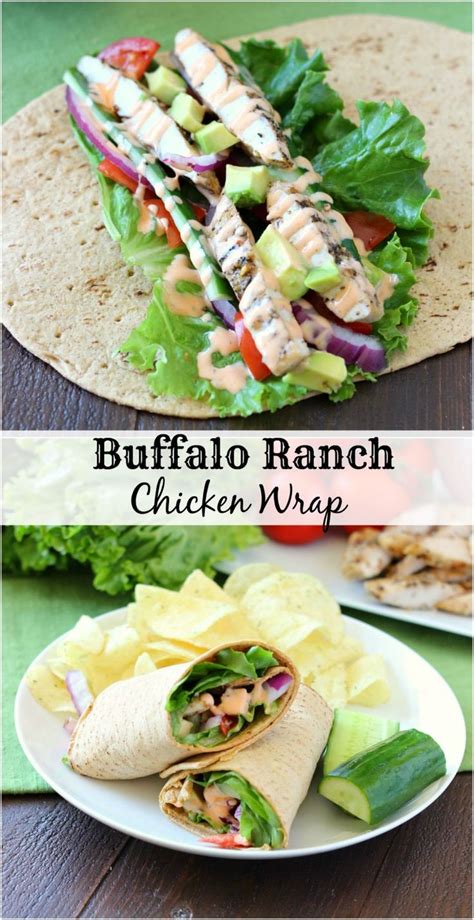 Buffalo Ranch Chicken Wrap Buffalo Ranch Chicken Wrap Buffalo Ranch
