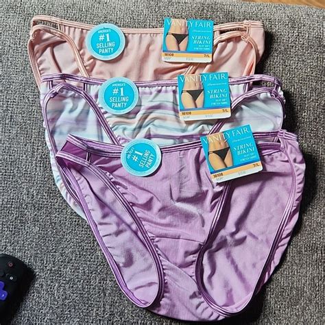 Vanity Fair Intimates Sleepwear Vanity Fair Illumination Set Of String Bikini Panties