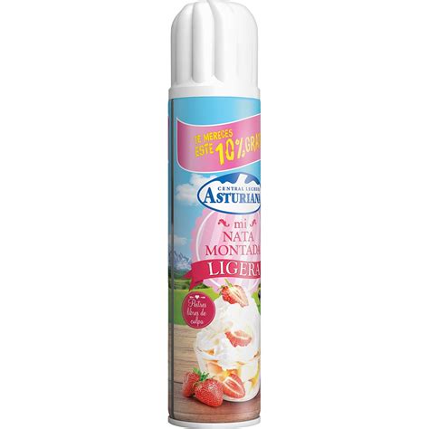 Comprar Nata Montada Ligera Spray 250 Ml ASTURIANA Supermercado El