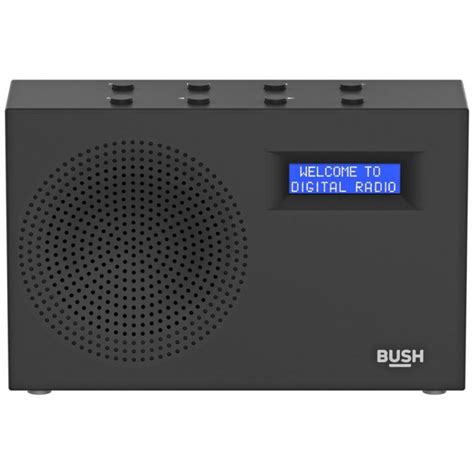 Bush Dab Fm Radio Black No Mains Lead Dab Digital Radios Home