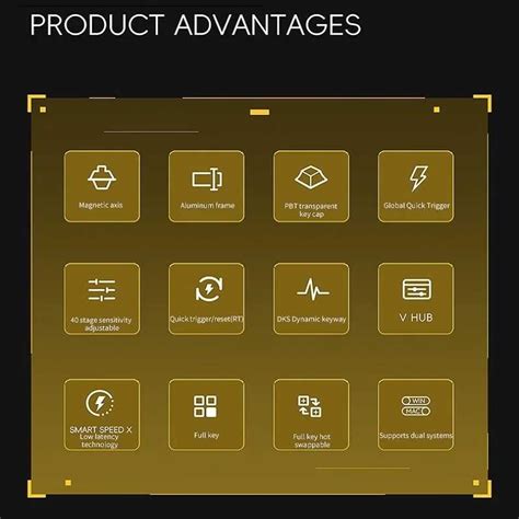 65 ATK68 Magnetic Switch Nical Hot Swappable RGB SMART SPEED X Quick Trigger Gaming Keyboard