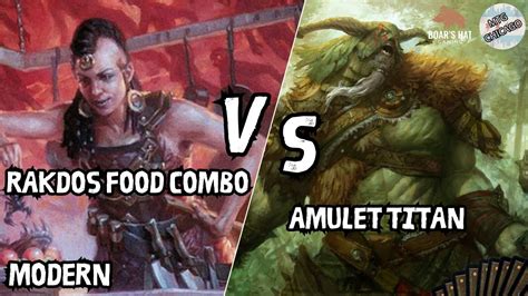 Rakdos Food Combo Vs Amulet Titan Mtg Modern Youtube