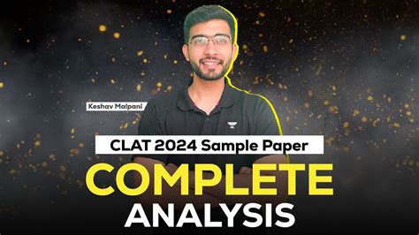 Clat Sample Paper Analysis Clat Clat Unacademy Clat