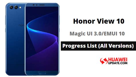 Honor V10 EMUI 10 And Magic UI 3 0 Progress Announcement HU