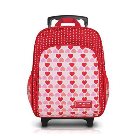 Mochila De Rodinha Infantil Bolsa Escolar Feminina Menina Pequena