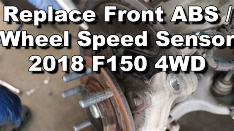 Replace Ford F Front Abs Wheel Speed Sensor Youtube