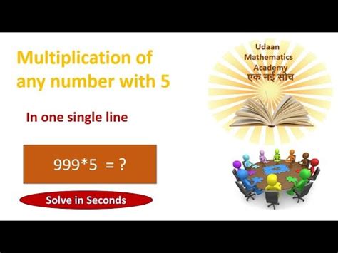 Concept Of Multiplication Of Any Number With 5 Concept Of 5