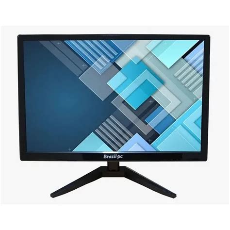 Monitor Brazilpc Led 19 5 Full Hd Vga hdmi Preto Wid em Promoção