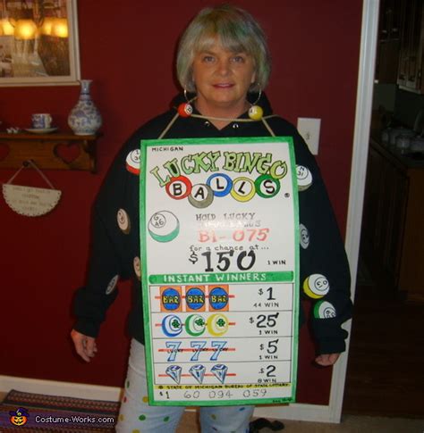 Homemade Bingo Balls Costume