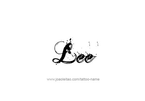 Lee Name Tattoo Designs Tattoo Designs Name Tattoo Designs Name Tattoos