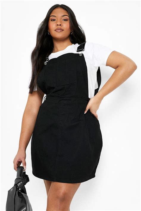 Ladies Plus Size Pinafore Dress Atelier Yuwa Ciao Jp