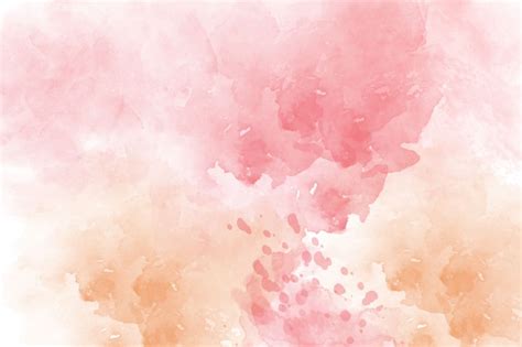 Fond Aquarelle Abstrait Rose Vecteur Premium