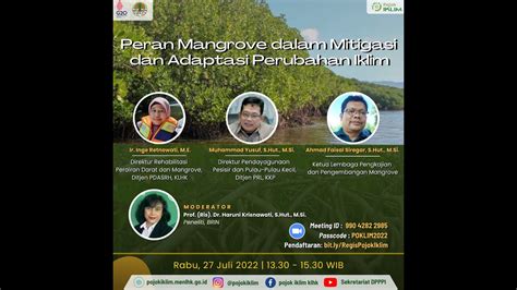 Peran Mangrove Dalam Mitigasi Dan Adaptasi Perubahan Iklim Youtube