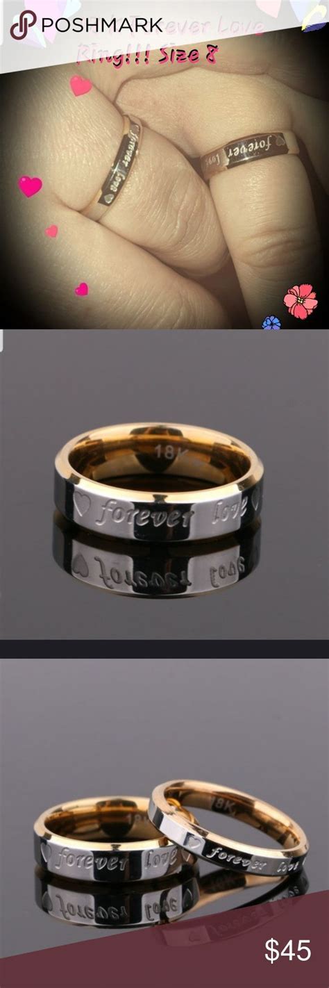 18k Gold Forever Love Ring Love Ring 18k Gold Womens Jewelry Rings