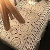 Amazon Damanni Rectangular Cotton Handmade Crochet Lace Table