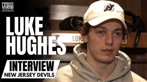 Luke Hughes Reacts To Being Activated For New Jersey Devils Vs