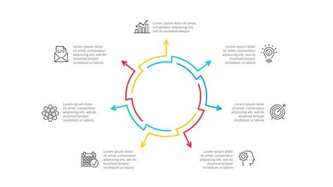 Premium Psd Outline Infographic Cycle Diagrams With 7 Options Steps