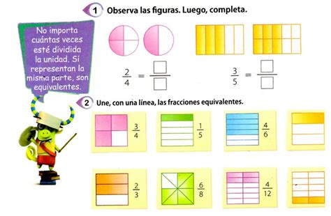 Aula Virtual Tercer Grado Matematicas Junio Fracciones Equivalentes