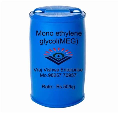 Industrial Grade Mono Ethylene Glycol Meg Kg Drum At Rs