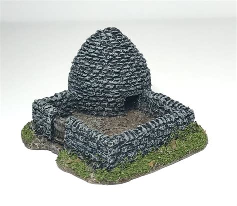 10mm Wargaming Dark Age Village Set From Battlescale