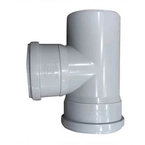 Male 3inch Supreme PVC Grey Tee Plumbing At Rs 50 Piece In Kanpur ID