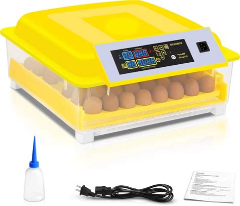 Couveuse Oeuf Automatique Sailnovo Oeufs Avec Incubateur Digital Led