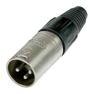 NEUTRIK NC3MX Conector XLR Macho De 3 Pines SISTEMAG