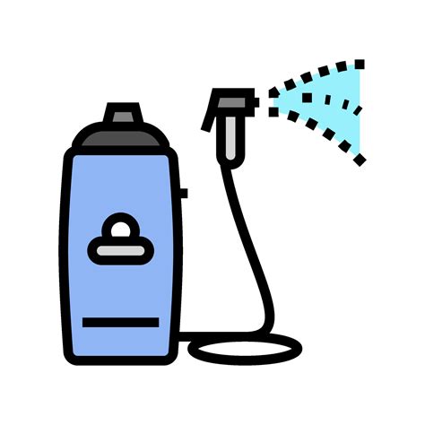 portable shower glamping color icon vector illustration 26819854 Vector ...