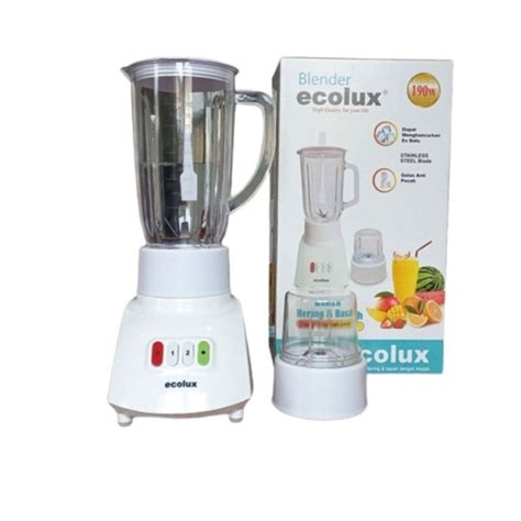 Jual Blender Ecolux 2 In 1 Plastik Anti Pecah Shopee Indonesia