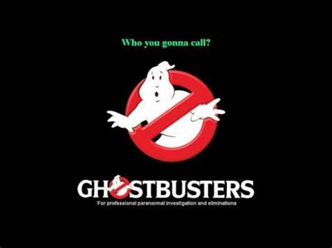 Ghostbusters Song Lyrics