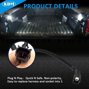 Amazon Kdm Full Led Truck Bed Light Connector Socket Wiring