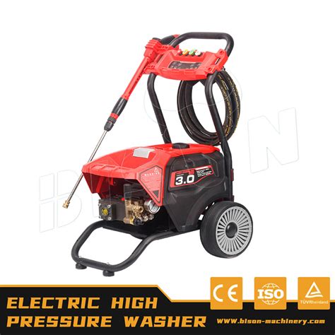 Bison 100 200bar 2kw 3kw 4kw 5kw 6kw Commercial Electric High Pressure Washer Car Pressure