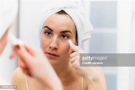 Woman Under Eye Cream Photos And Premium High Res Pictures Getty Images