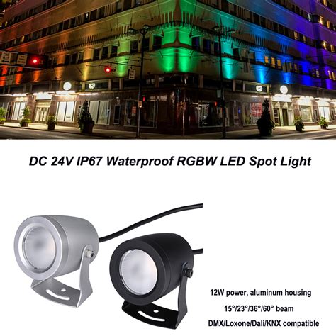 Dc V W Ip Waterproof Dmx Dali Rgbw Smart Led Spotlight Outdoor