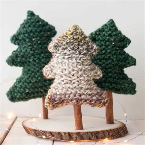 Easy Christmas Tree Knitting Pattern