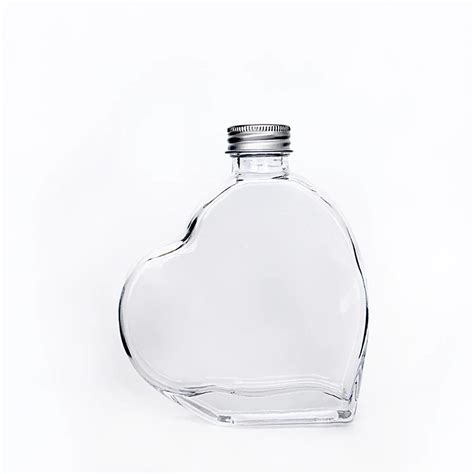 200ml Heart Shape Glass Bottle With Cork Buy Heart Shape Glass Bottle