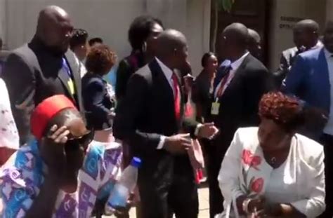 Watch Zimbabwean Opposition Mps Stage Walkout During Sona