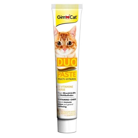 Gimcat Multi Vitamin Duo Paste Peynirli 50 Gr Petmekan Online Pet Shop