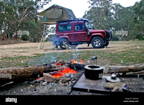 wilderness camping in the Australian forest Stock Photo - Alamy